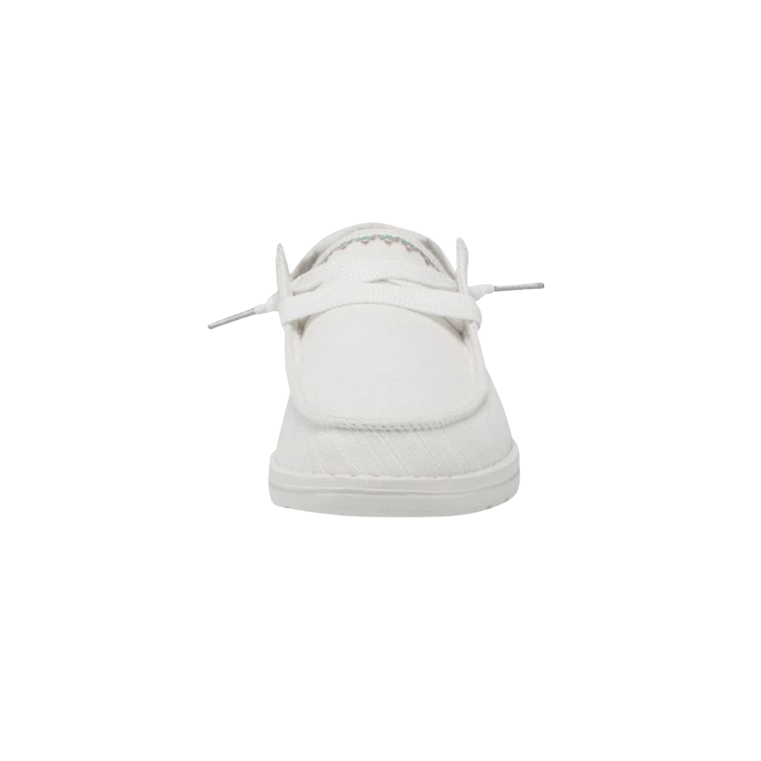 Hey Dude Women's Wendy Flora White Shoes