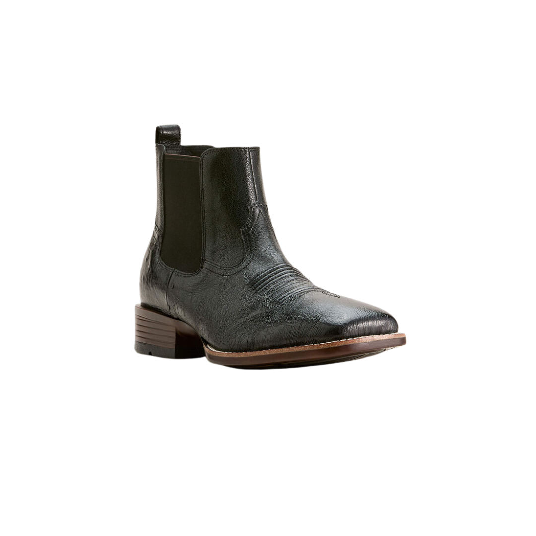Ariat Men's Booker Chelsea Wide Jet Black Smooth Boots