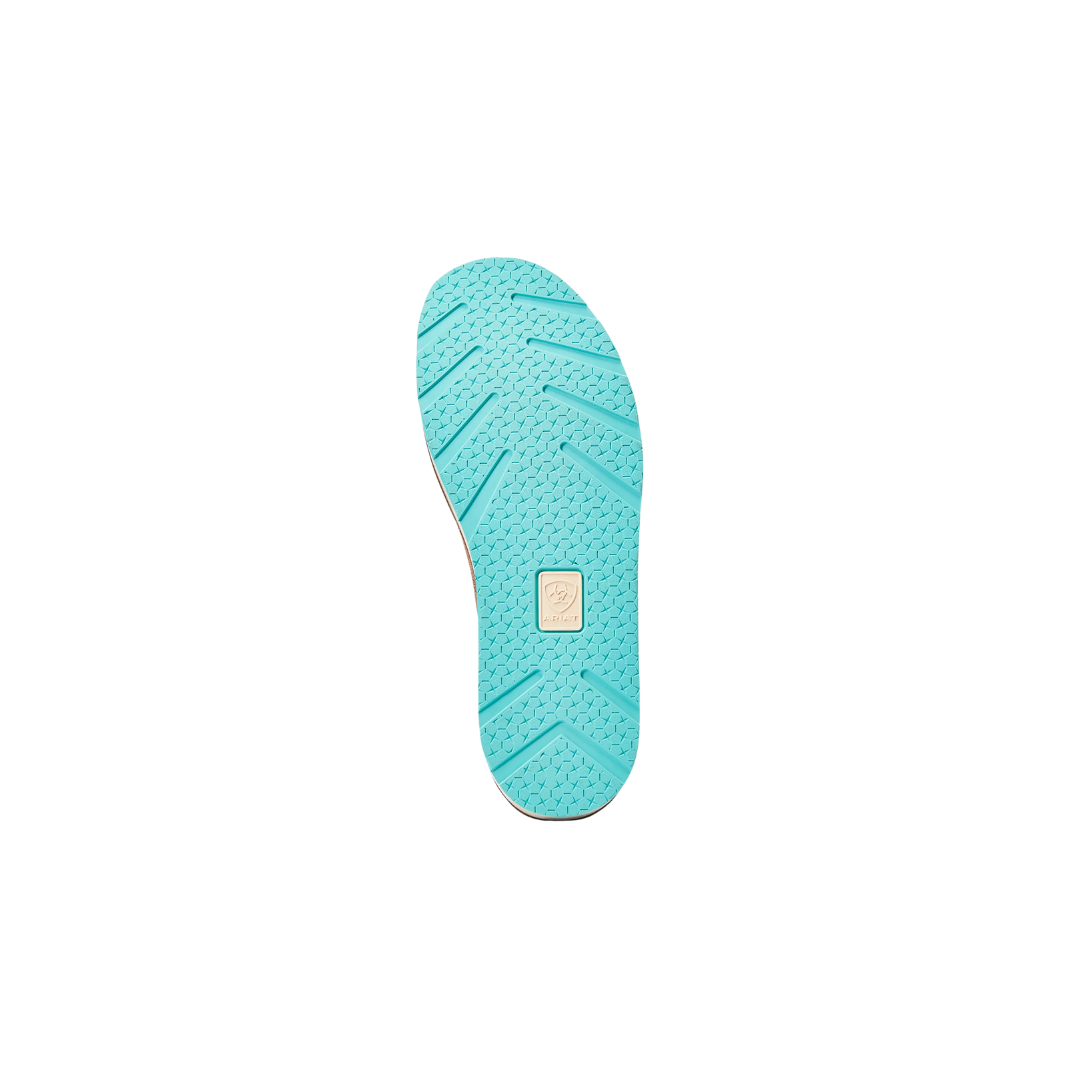 Ariat Women's Cruiser Copper Metallic Bucking Turquoise Shoes
