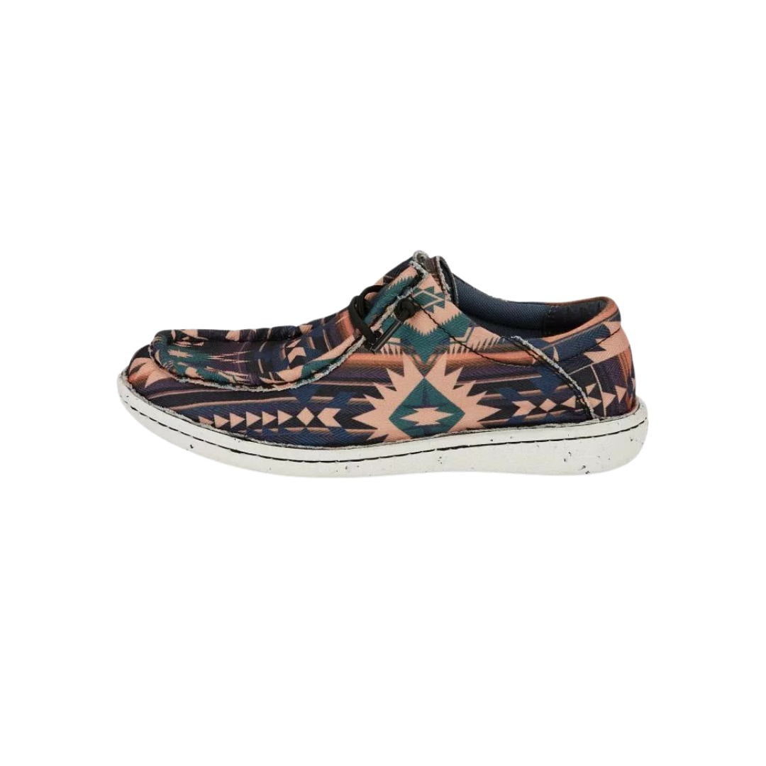 Justin Women's Hazer Print Prism Mocc Multicolor Shoe