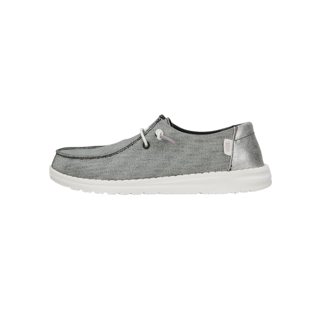 Hey Dude Women's Wendy Sparkle Charcoal Shoes