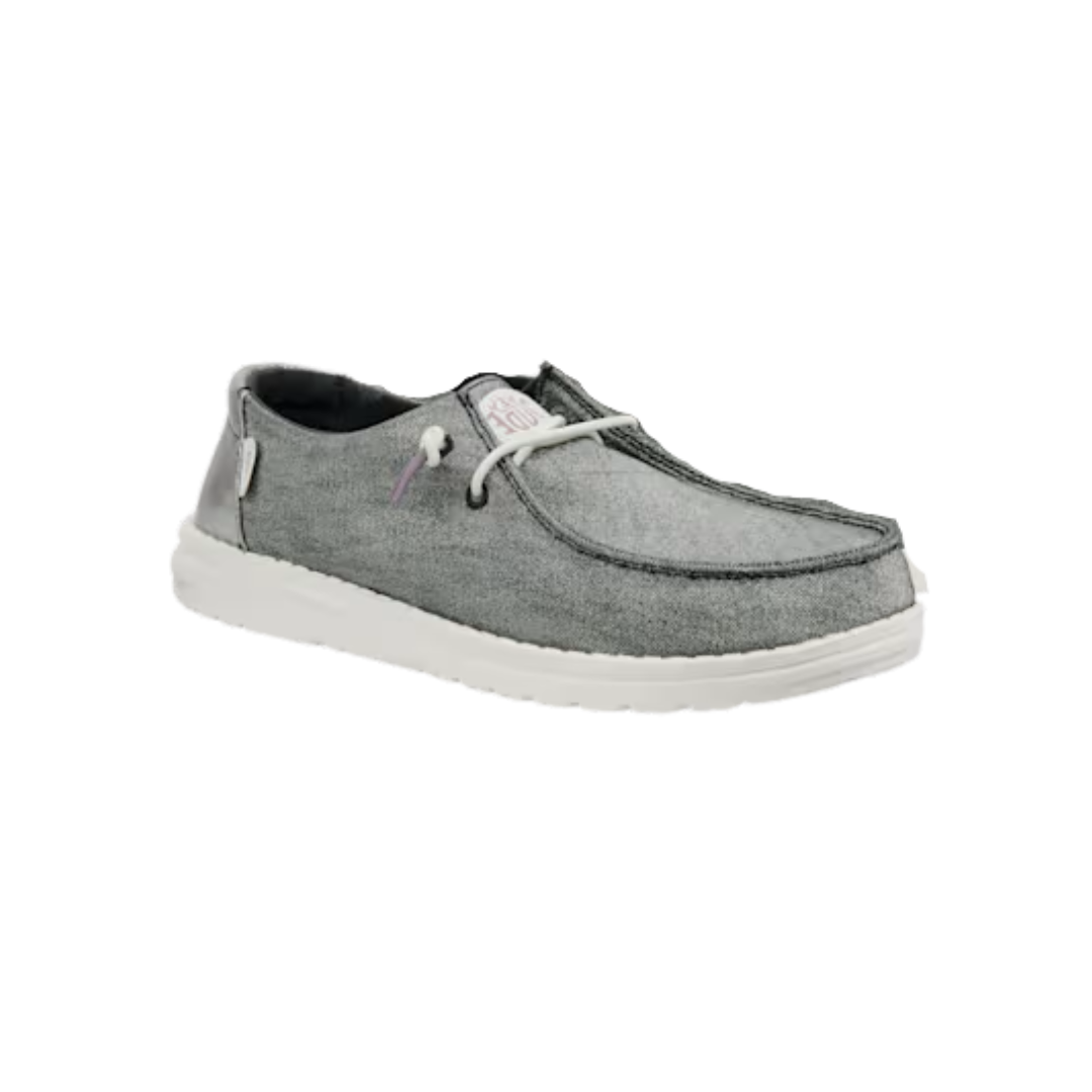 Hey Dude Women's Wendy Sparkle Charcoal Shoes