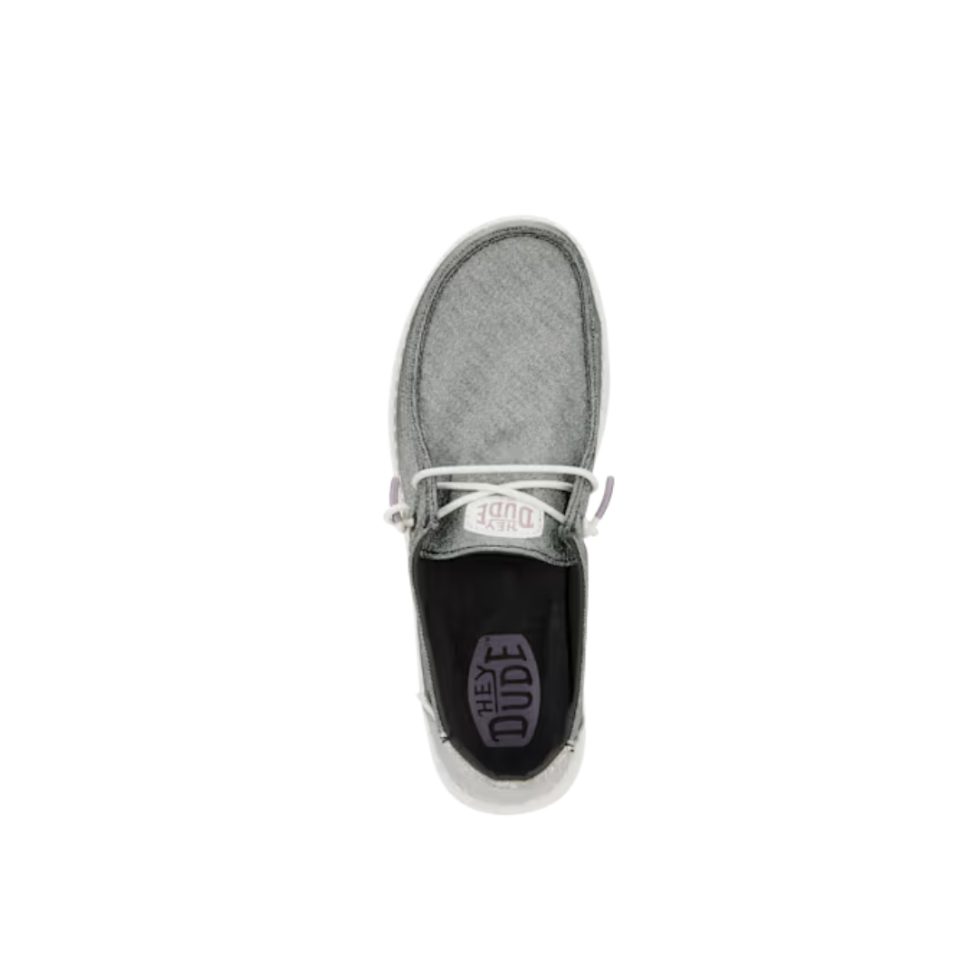 Hey Dude Women's Wendy Sparkle Charcoal Shoes
