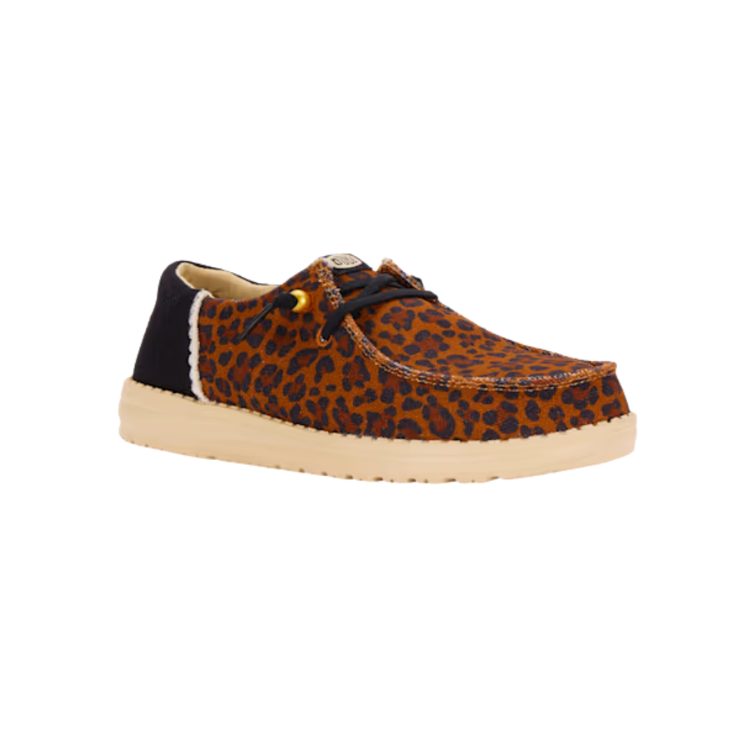 Hey Dude Women's Wendy Funk Animal Brown Shoes
