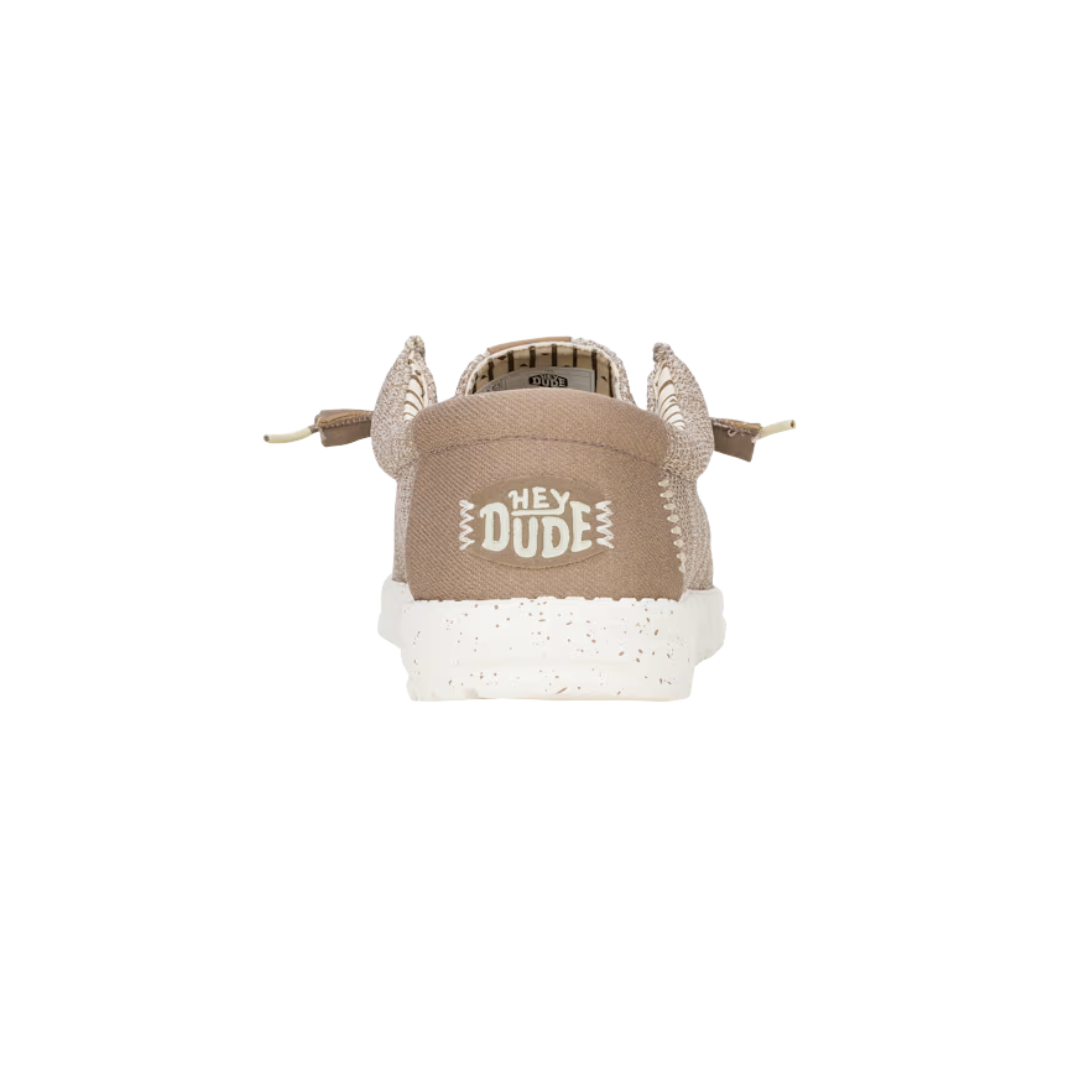 Hey Dude Men's Wally Stretch Sox Tan Shoes