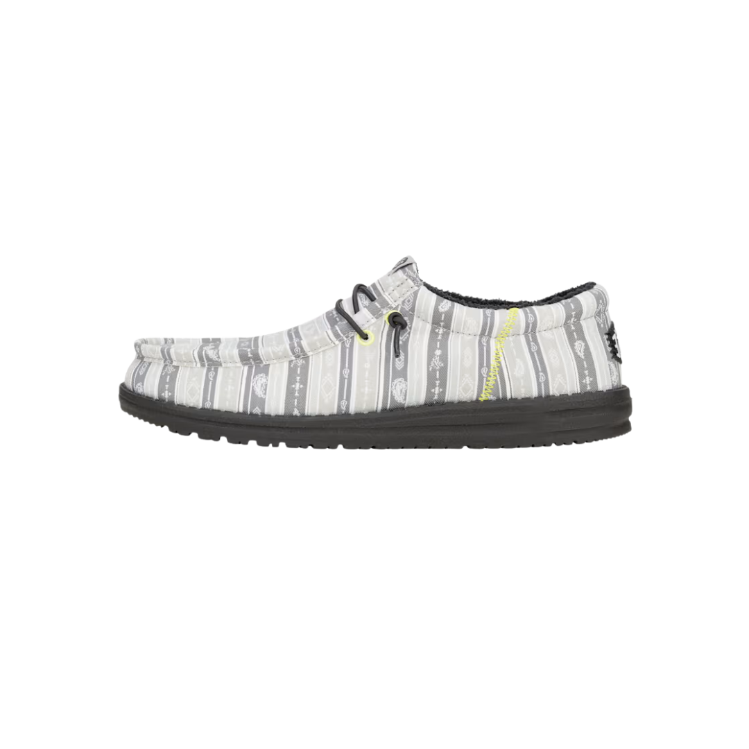 Hey Dude Men's Wally Funk Surf Blanket Grey Shoes
