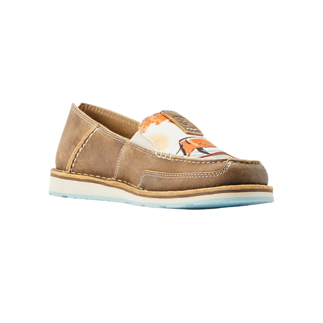 Ariat Women's Bomber Western Aloha Cruiser Brown Shoes
