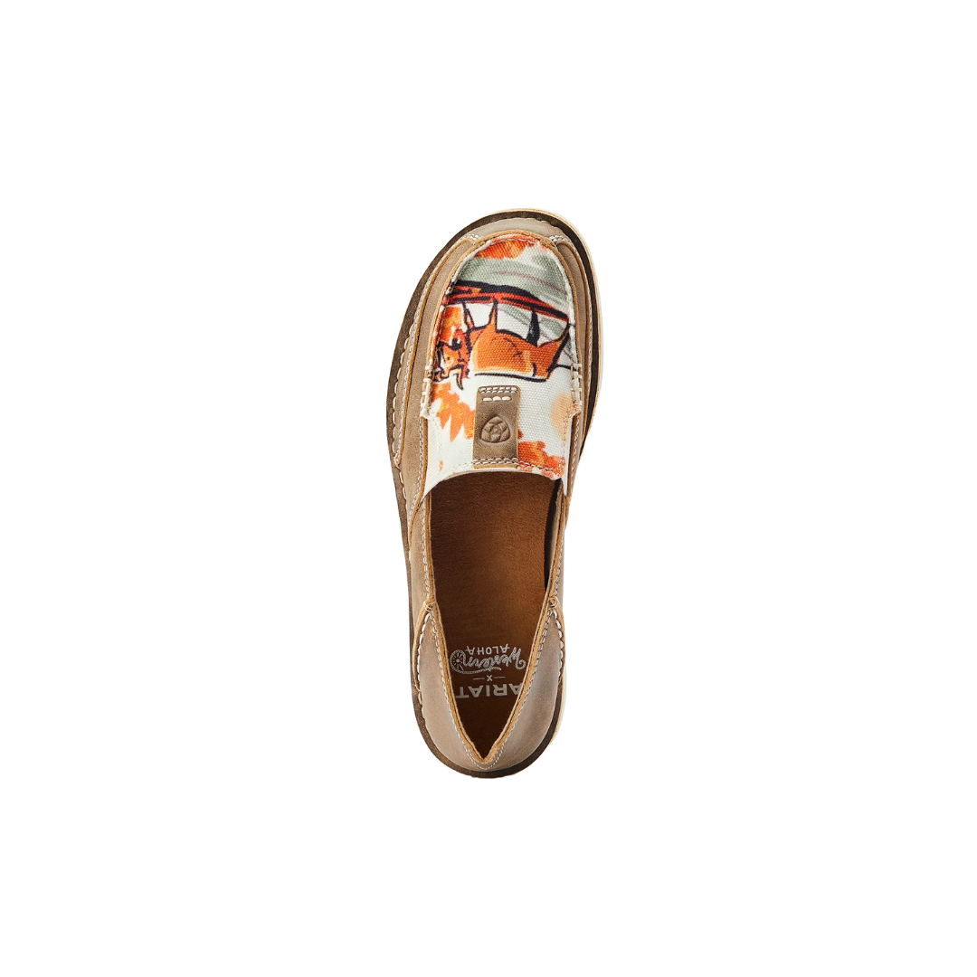 Ariat Women's Bomber Western Aloha Cruiser Brown Shoes