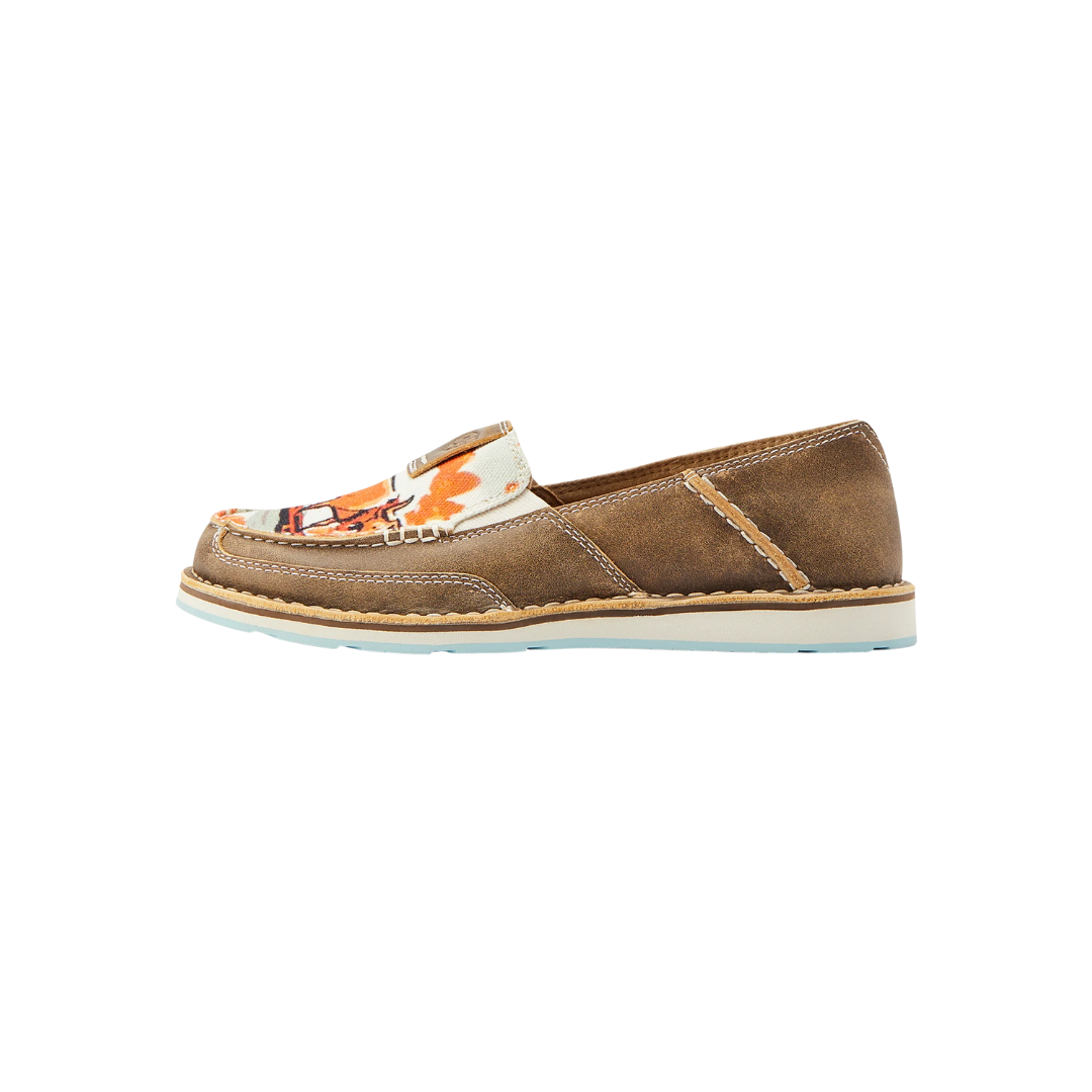 Ariat Women's Bomber Western Aloha Cruiser Brown Shoes