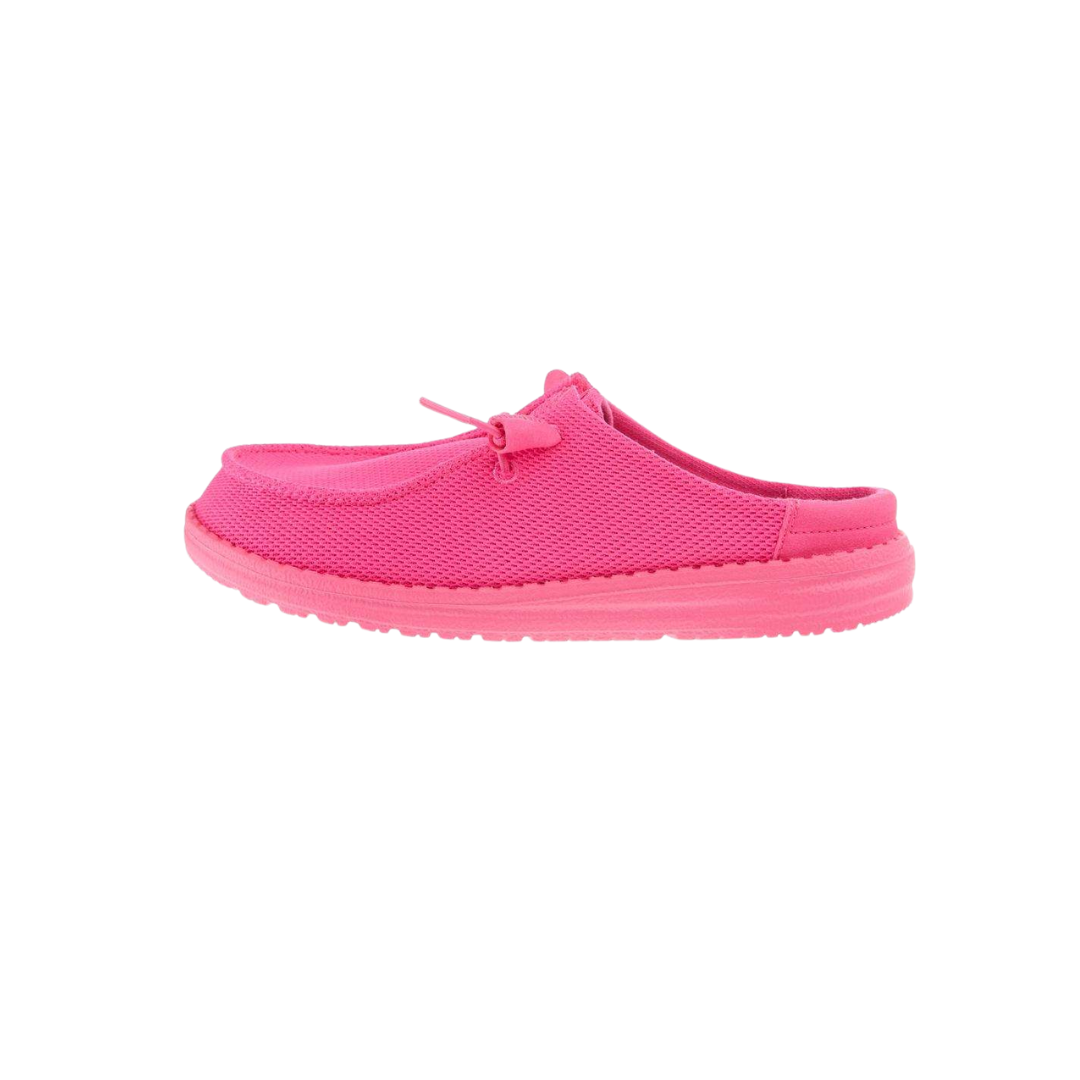 Hey Dude Women's Wendy Slip Mono Electric Pink Slippers