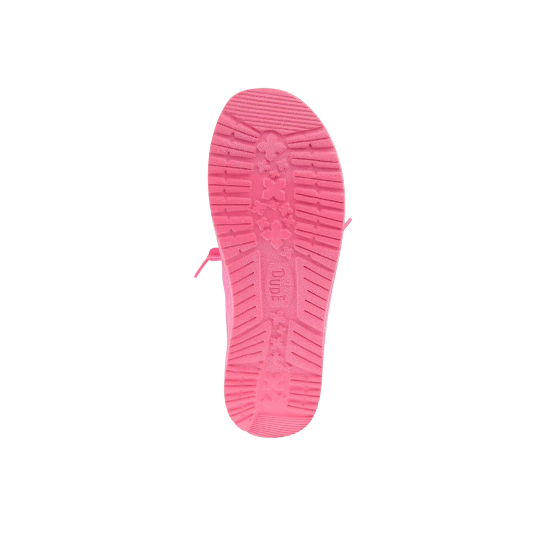 Hey Dude Women's Wendy Slip Mono Electric Pink Slippers