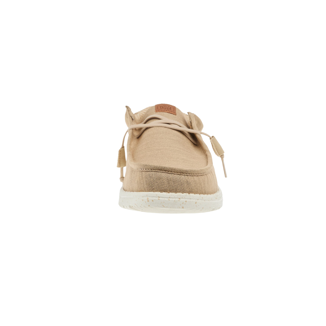 Hey Dude Men's Wally Elevated Basic Khaki Shoes