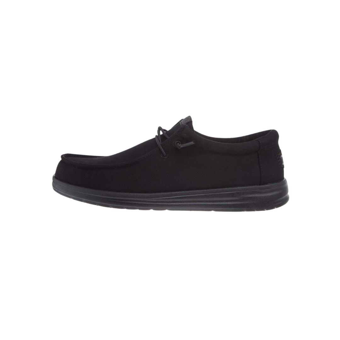 Hey Dude Men's Triple Wally Work Black Shoes