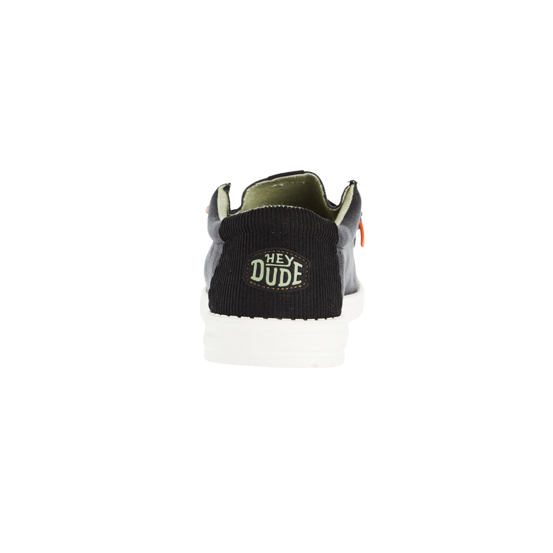 Hey Dude Men's Wally Herringbone Grey Shoes