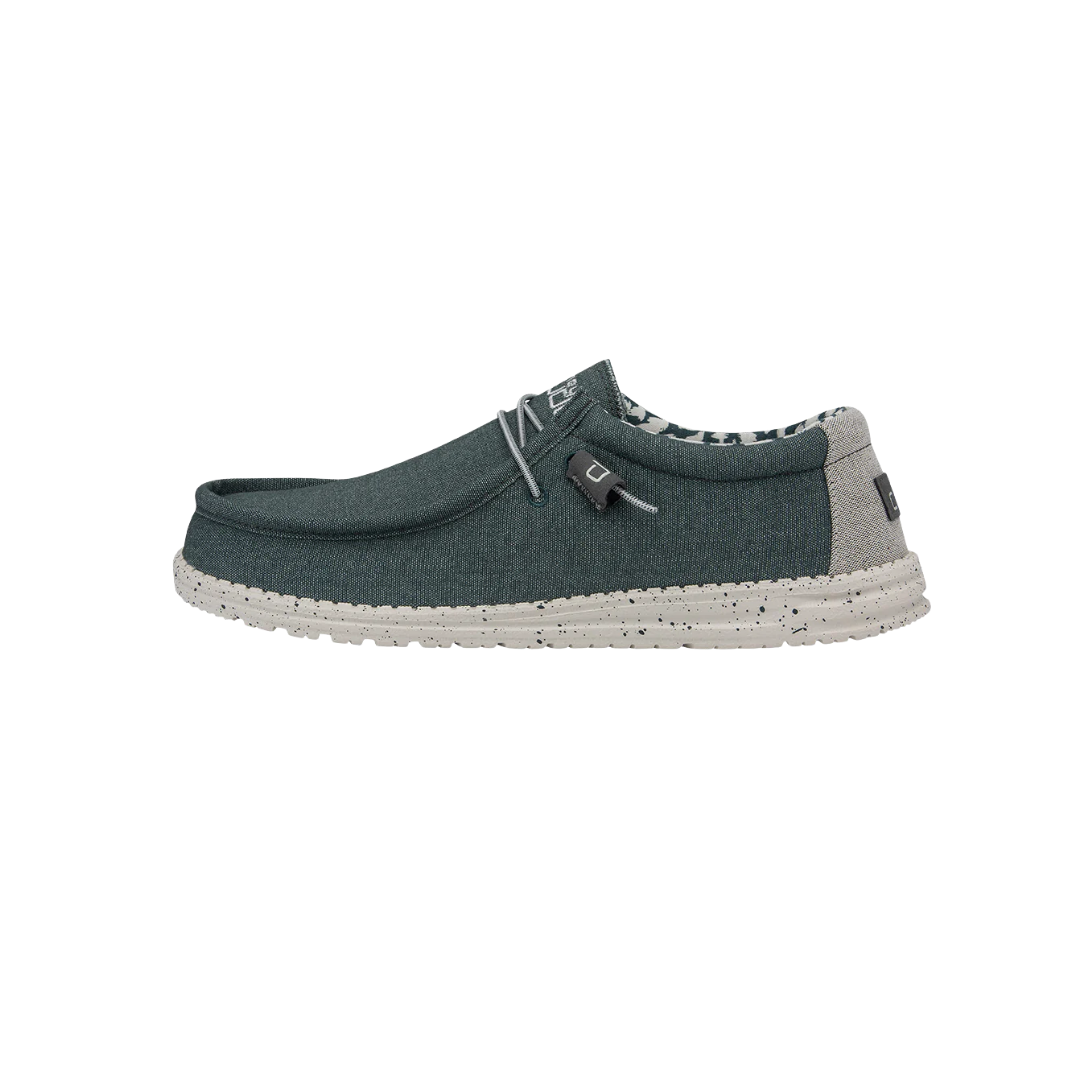 Hey Dude Men's Wally Stretch Aqua Shoes