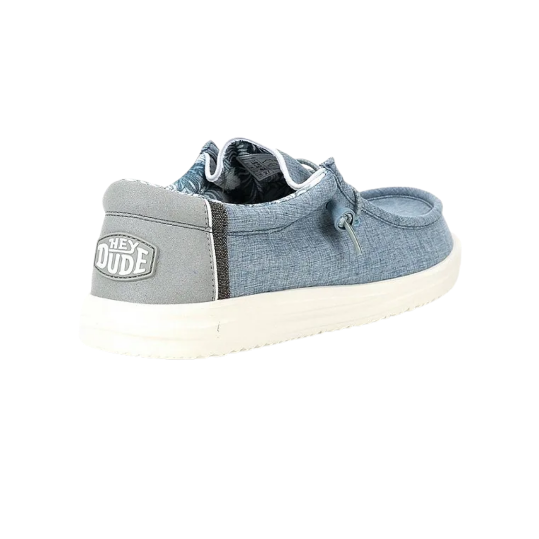 Hey Dude Men's Wally Overcast Grey Shoes
