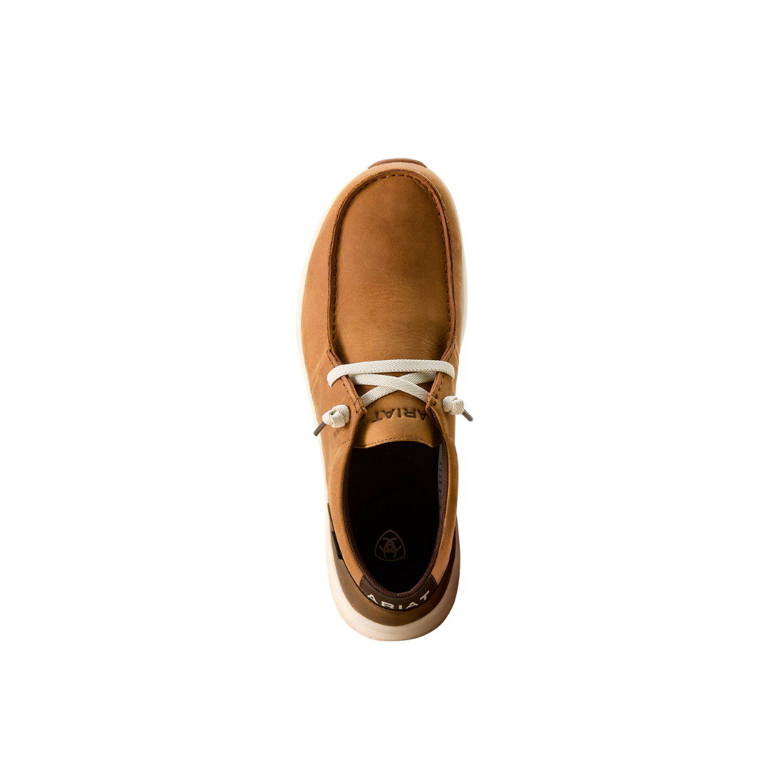 Ariat Men's Buckeye Waterproof Sunset Wheat Dark Coffee Shoe