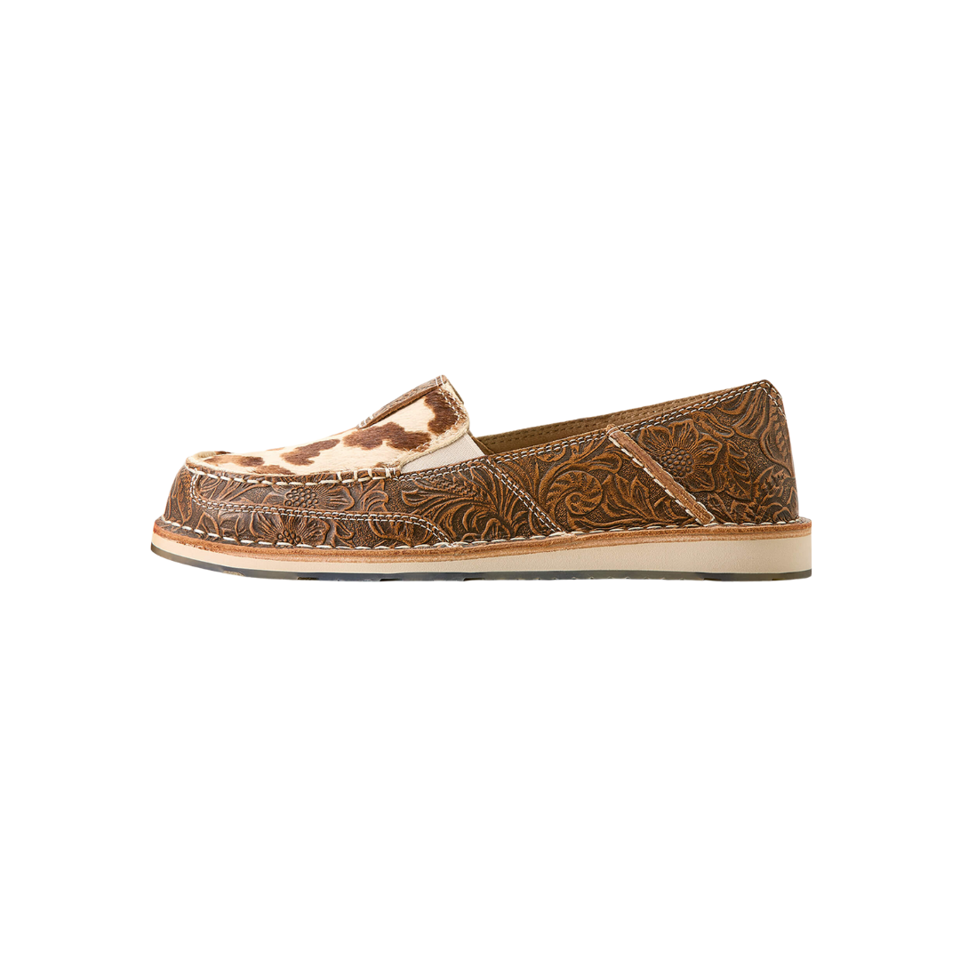 Ariat Women's Cruiser Tan Floral Emboss White Brindle Shoes