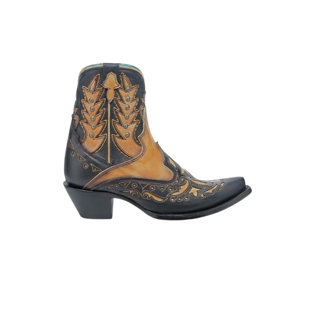 Corral Women's Ankle Boot Cowboy Black Boots