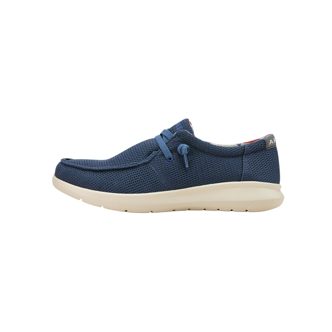 Ariat Men's Hilo Navy Mesh Lace-Up Shoes