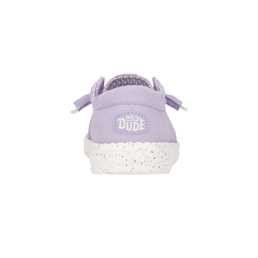 Hey Dude Women's Wendy Stretch Sox Lilac Shoes
