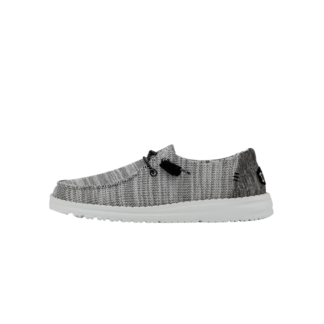 Hey Dude Women's Wendy Stretch Moc Grey Shoes
