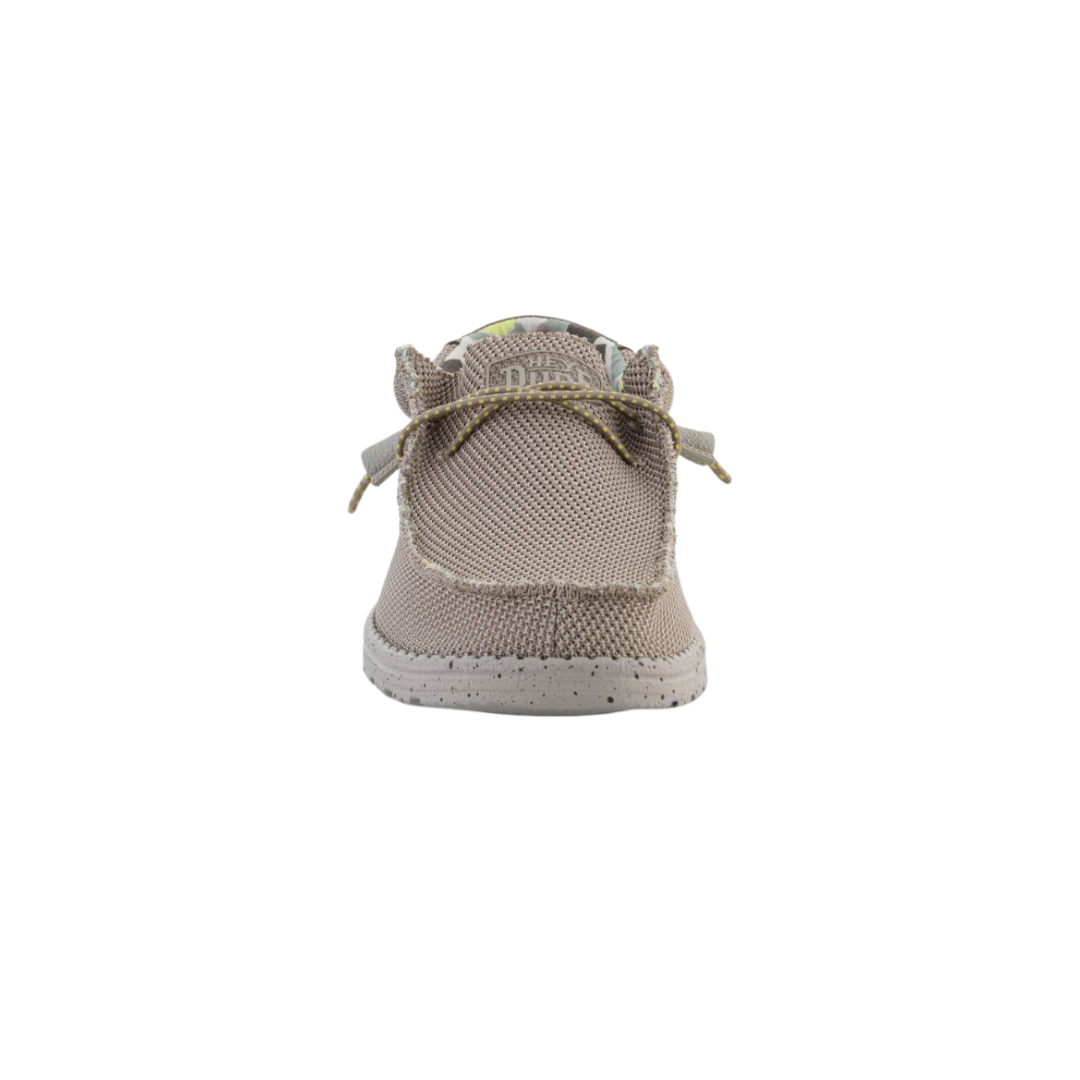 Hey Dude Men's Wally Sox Triple Needle Light Brown Shoes