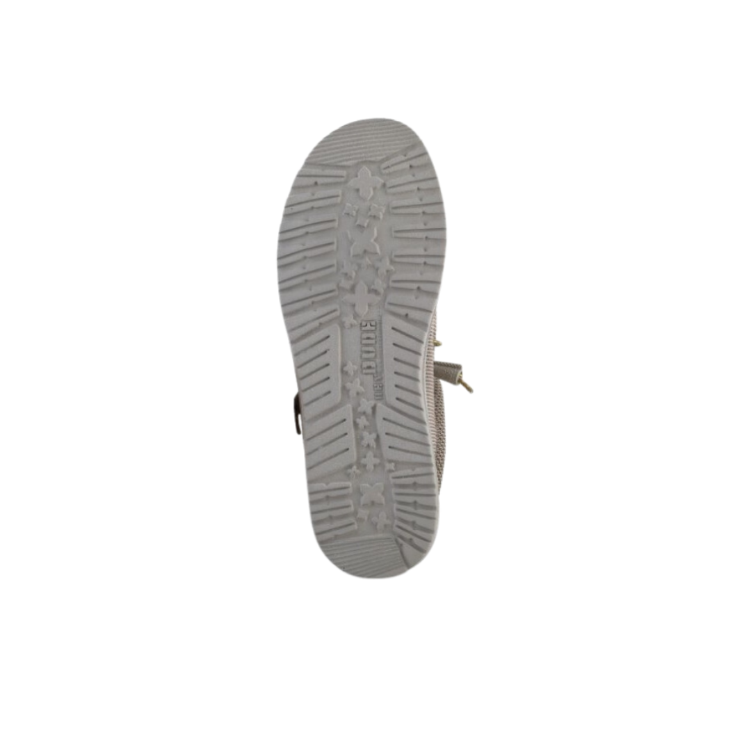 Hey Dude Men's Wally Sox Triple Needle Light Brown Shoes