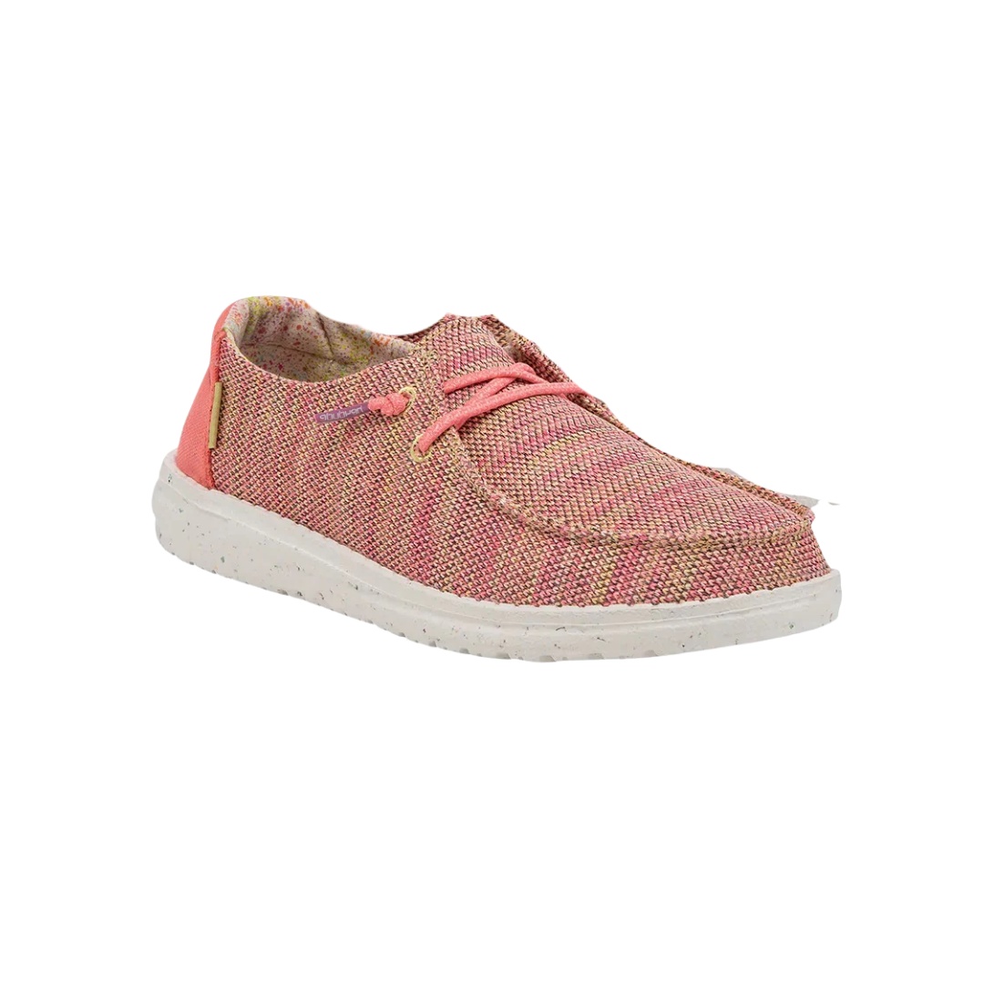 Hey Dude Women's Wendy Sox Pink Shoes