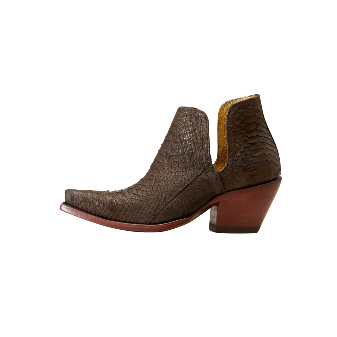 Ariat Women's Dixon Western Chocolate Exotic Boots