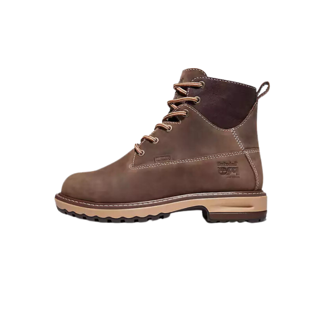 Timberland Co Women's Pro Alloy Toe Work Brown Boots