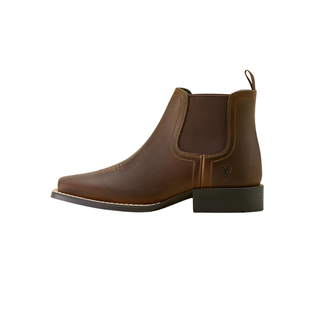 Ariat Youth Boy's Booker Chelsea Distressed Brown Boots
