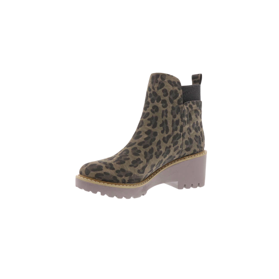 Corkys Women's Basic Leopard Grey Bootie