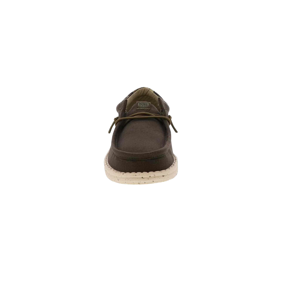 Hey Dude Youth Boy's Wally Funk America Green Shoes