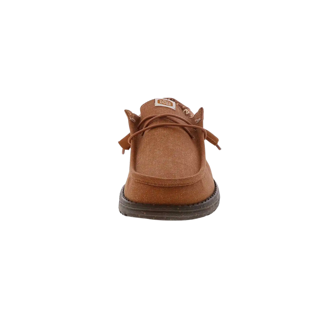 Hey Dude Men's Wally Stretch Canvas Brown Shoes