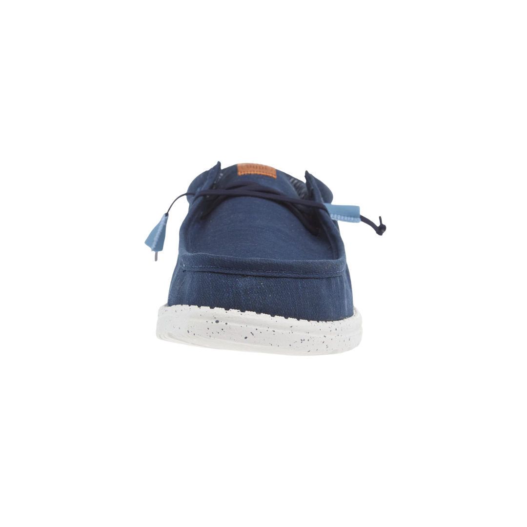 Hey Dude Men's Wally Elevated Basic Navy Shoes