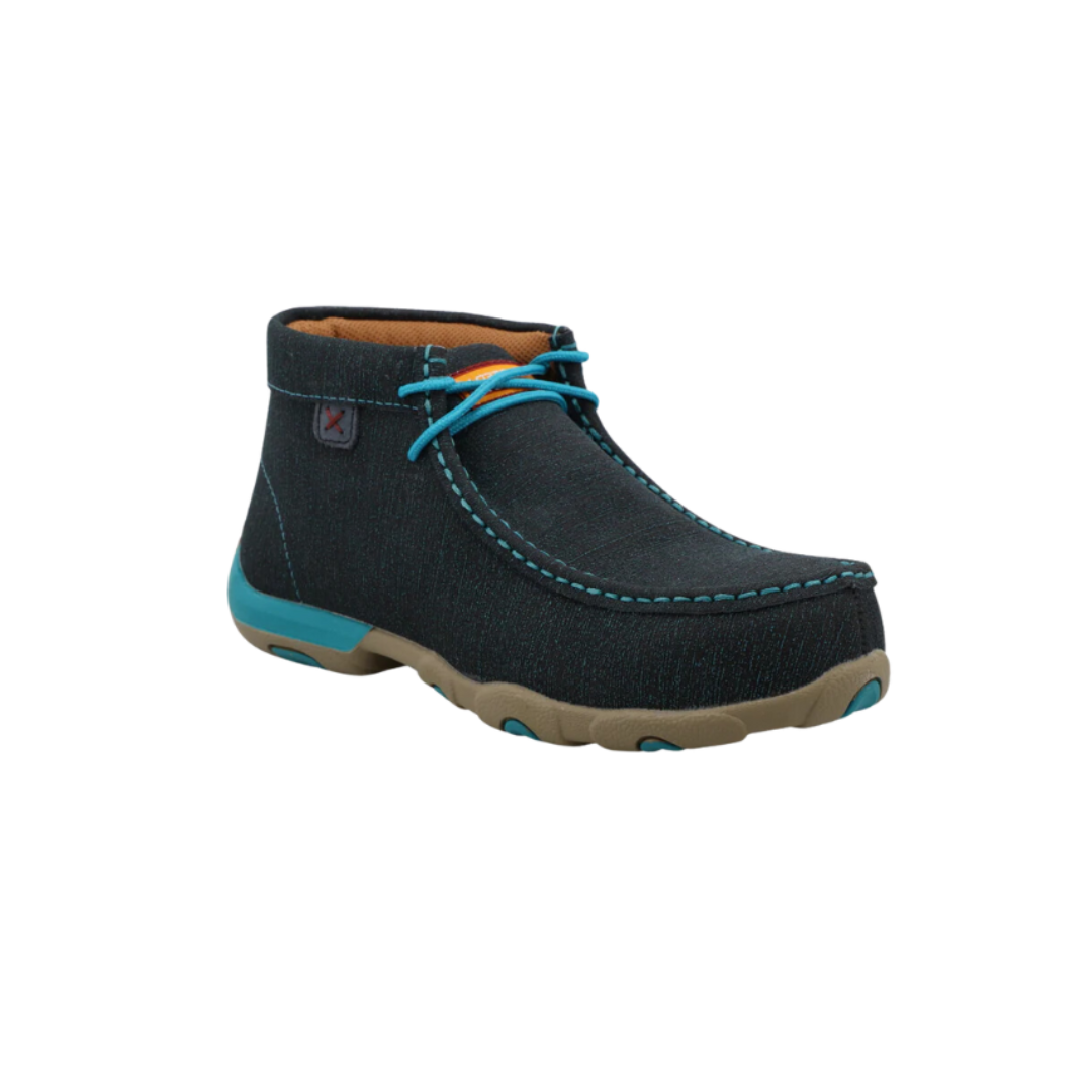 Twisted X Women's Dark Nano Toe Work Chukka Blue Shoes
