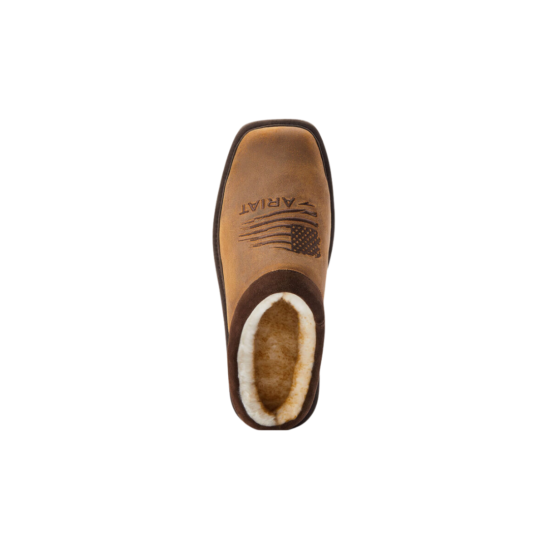 Ariat Men's Patriot Dusty Brown Suede Slipper
