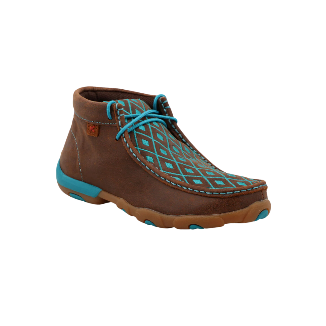 Twisted X Women's Chukka Driving Moc Brown Boots