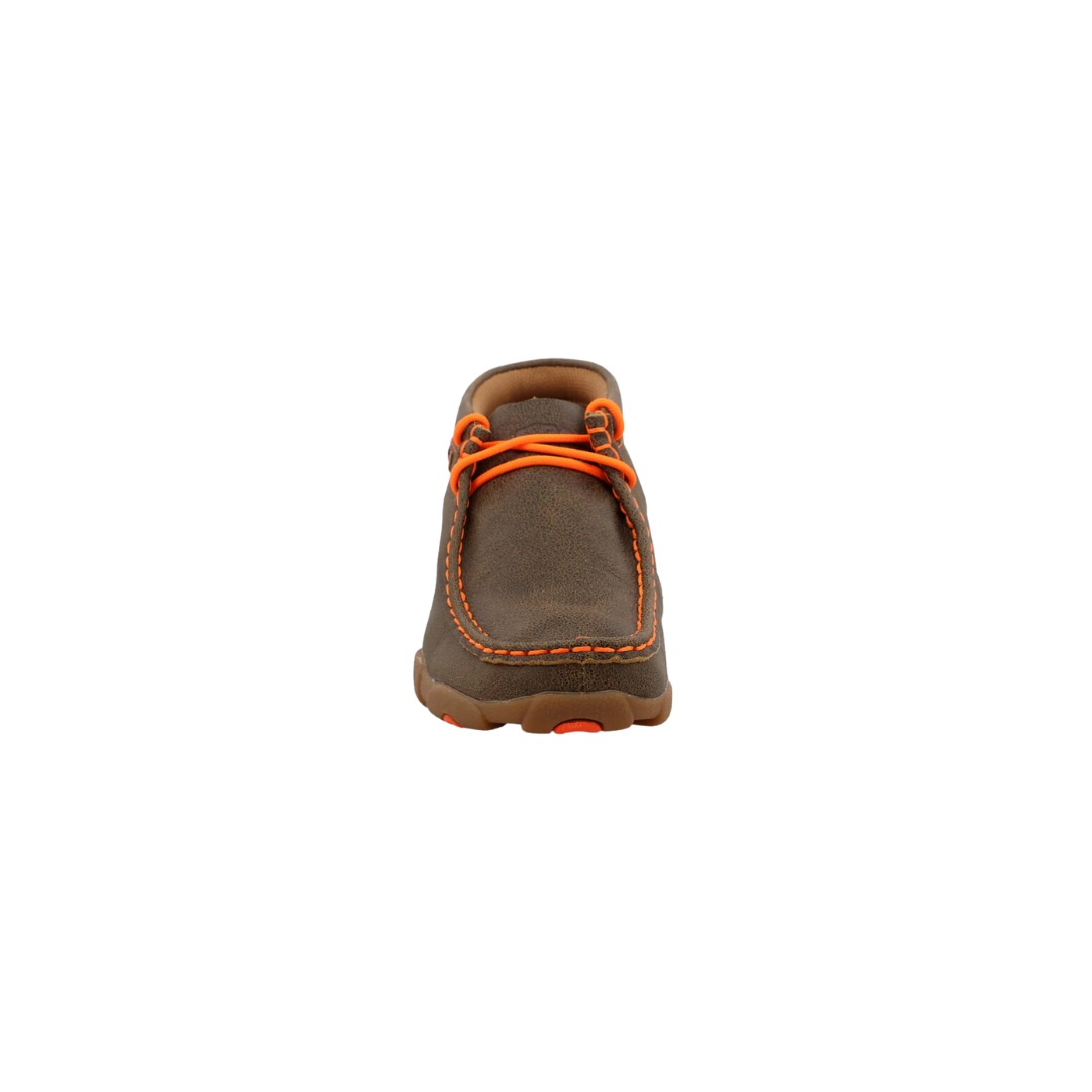 Twisted X Youth Boy's Bomber Chukka Driving Brown Shoes