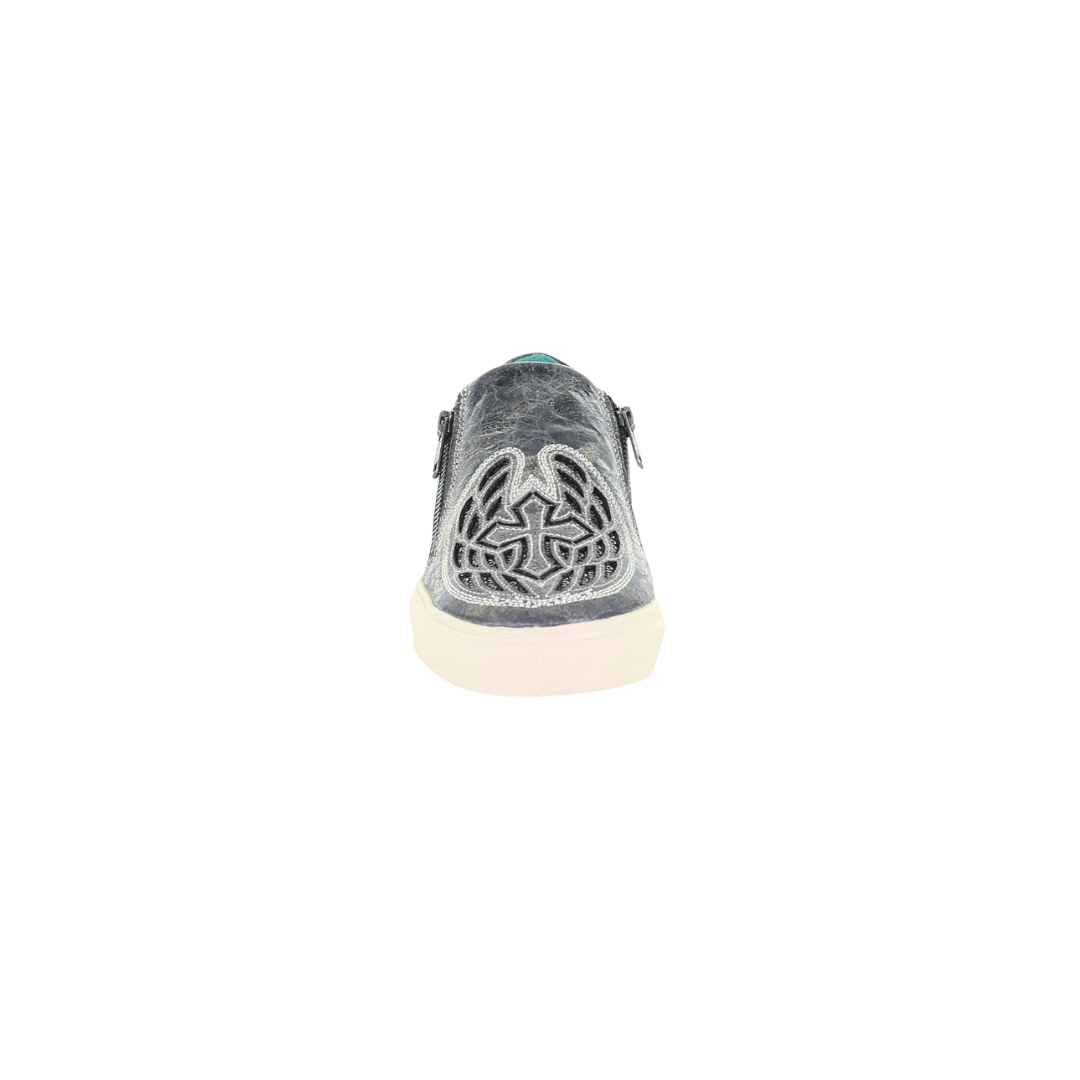 Corral Boots Women's Wings and Cross Gray Shoes