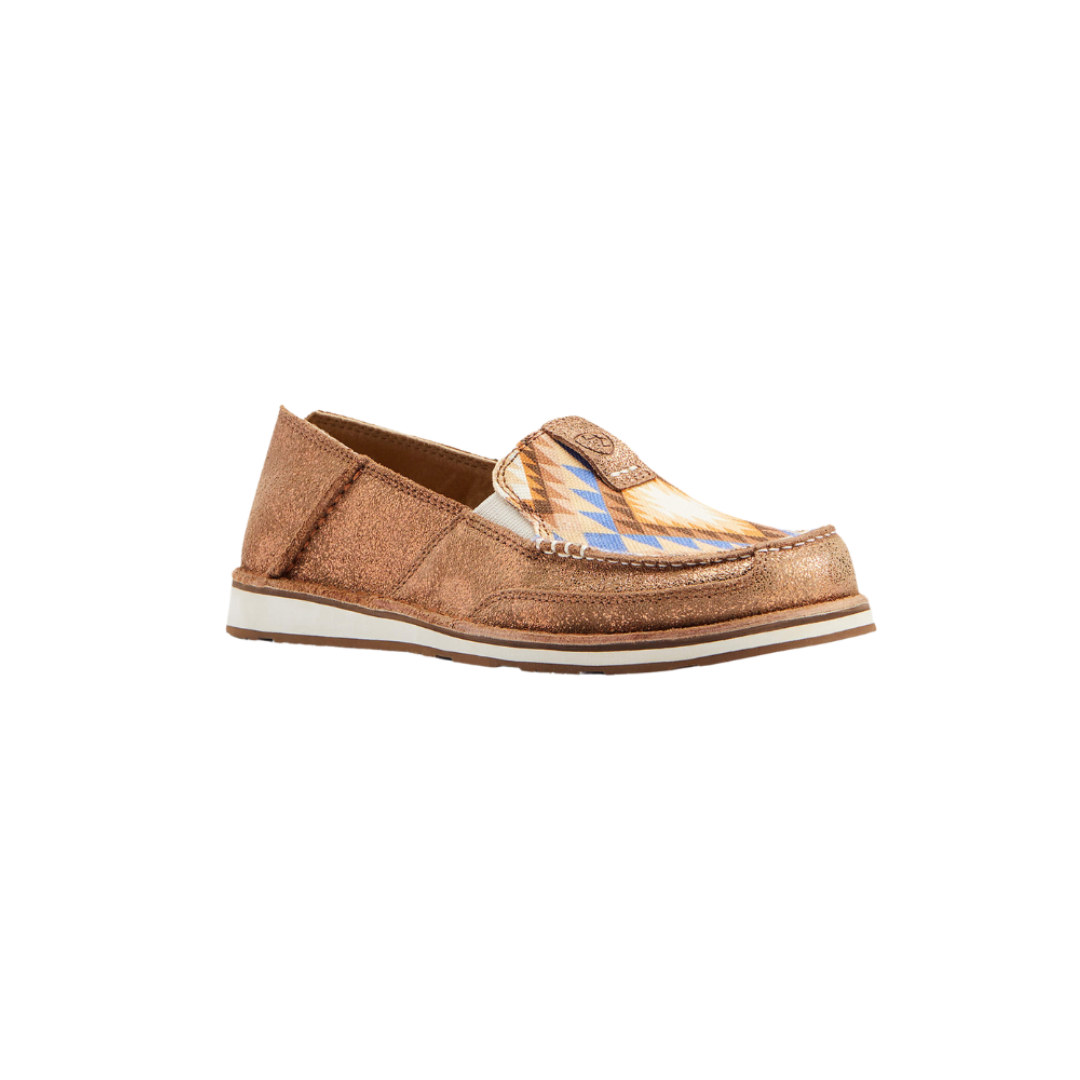 Ariat Women's Cruiser Aztec Blanket Metallic Brown Shoes