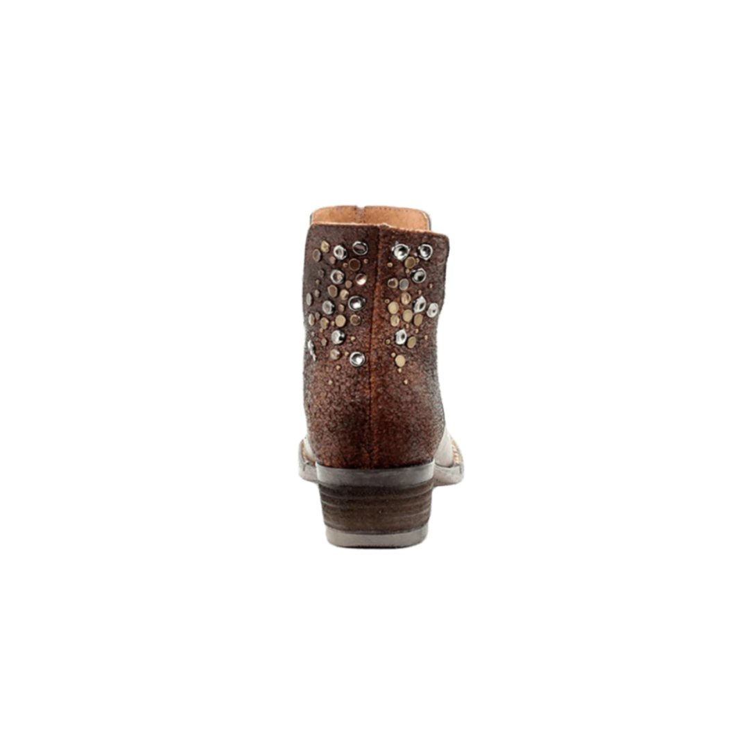 Corral Women's Copper Cutout Fashion Brown Booties