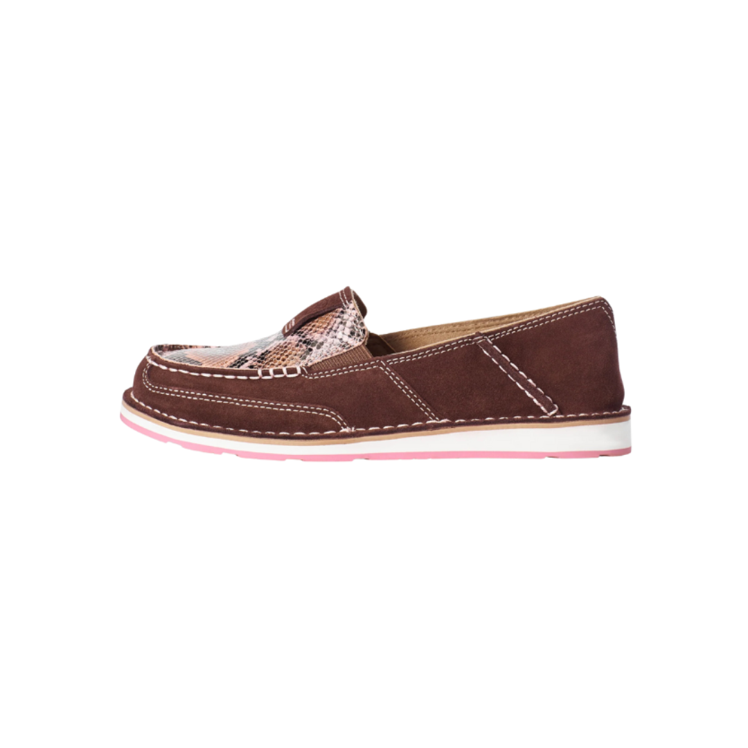 Ariat Women's Cruiser Snake Casual Pink Shoes