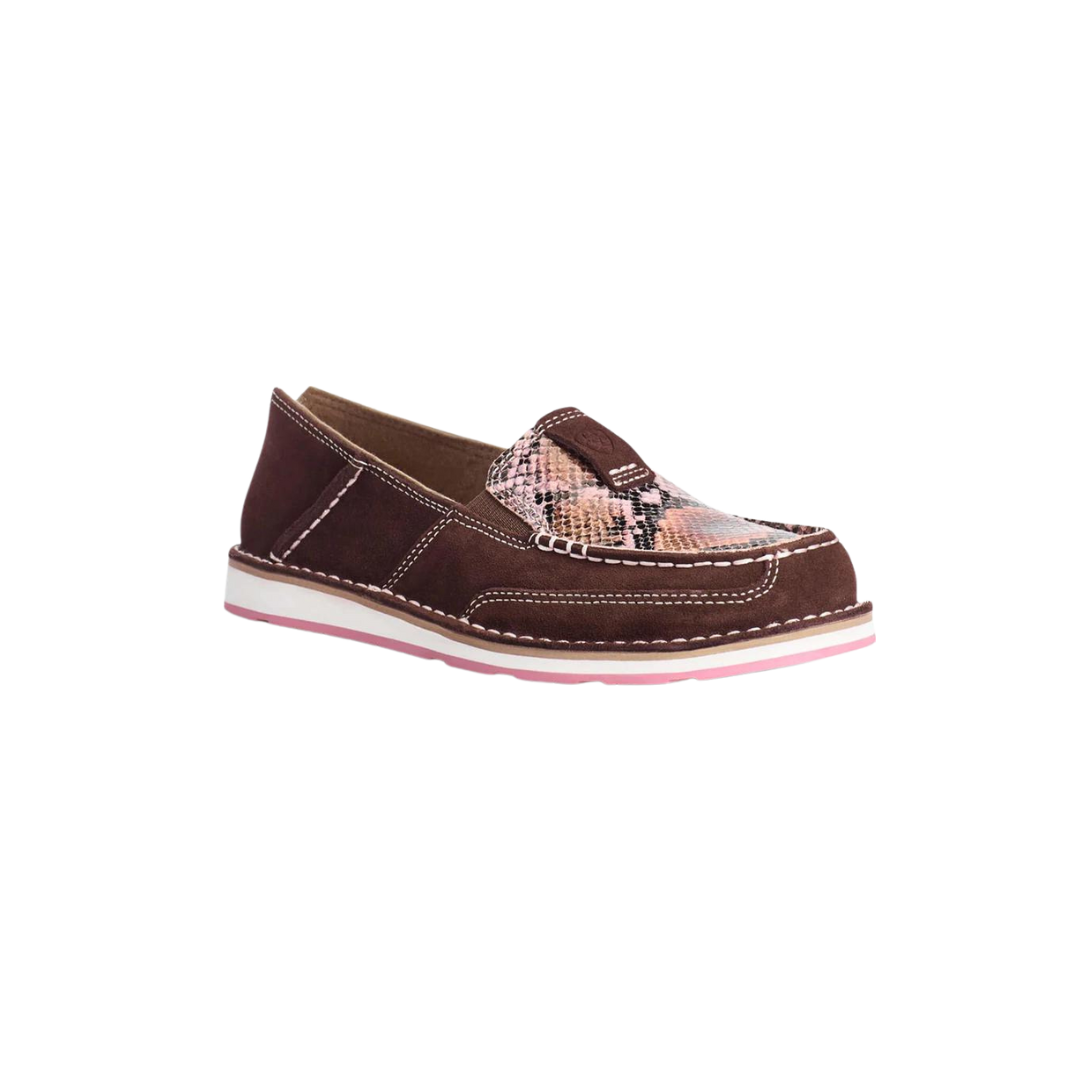 Ariat Women's Cruiser Snake Casual Pink Shoes