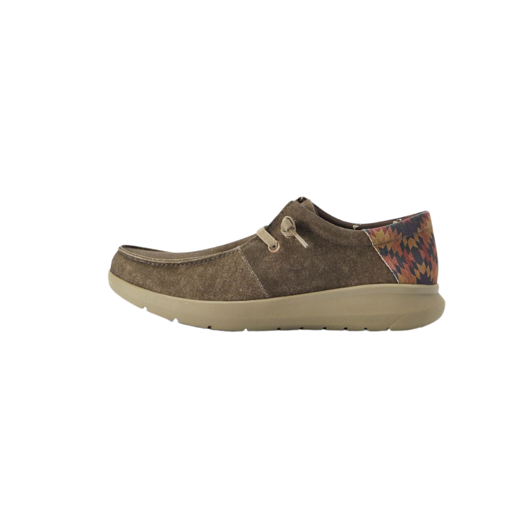 Ariat Men's Stretch Lace Dark Tan Shoes