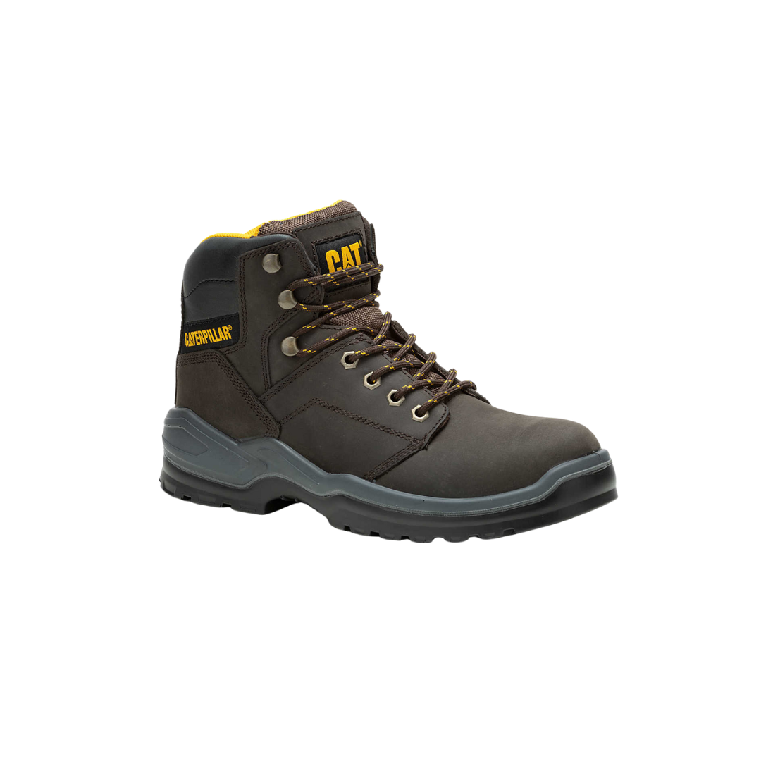 Caterpillar Men's Striver Steel Toe Brown Work Boots