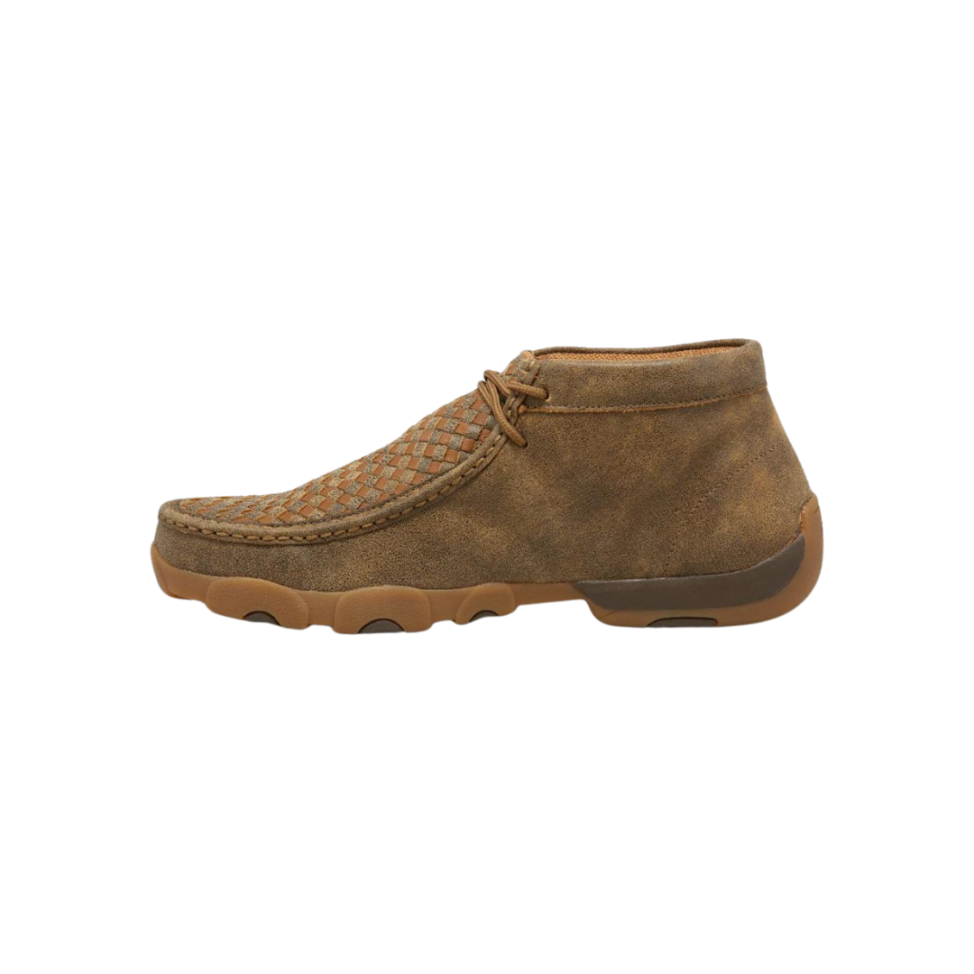 Twisted X Men's Chukka Driving Moc Bomber Brown Shoes