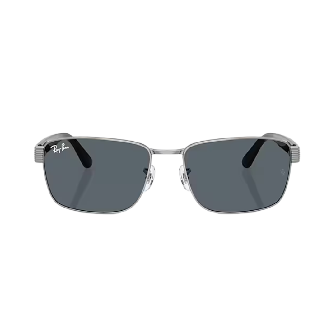 Ray-Ban Unisex Gunmetal Metal Blue Sunglasses