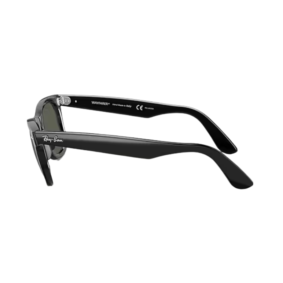 Ray-Ban Unisex Wayfarer Polarized Black Sunglasses